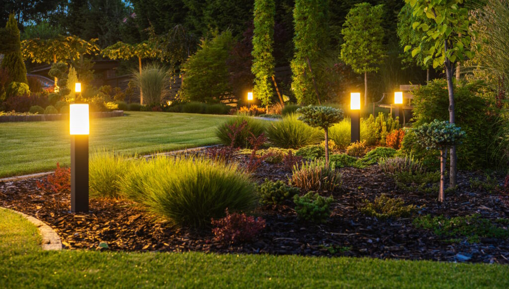 Modern Backyard Outdoor Lighting Systems.